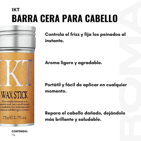 Barra Cera Para Cabello Ikt Wax Stick 75